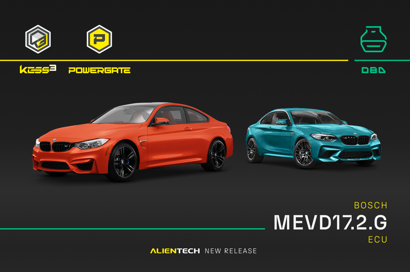 MEVD coverage update: New OBD protocol for BMW: Bosch MEVD17.2.G