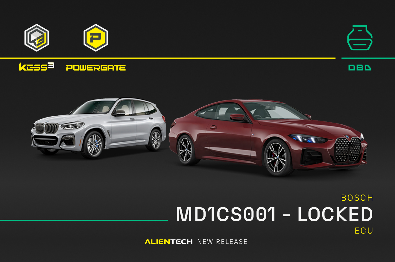 New OBD protocol for Bosch MD1CS001 “Locked” ECUs: BMW and Mini added to our tuning support checks