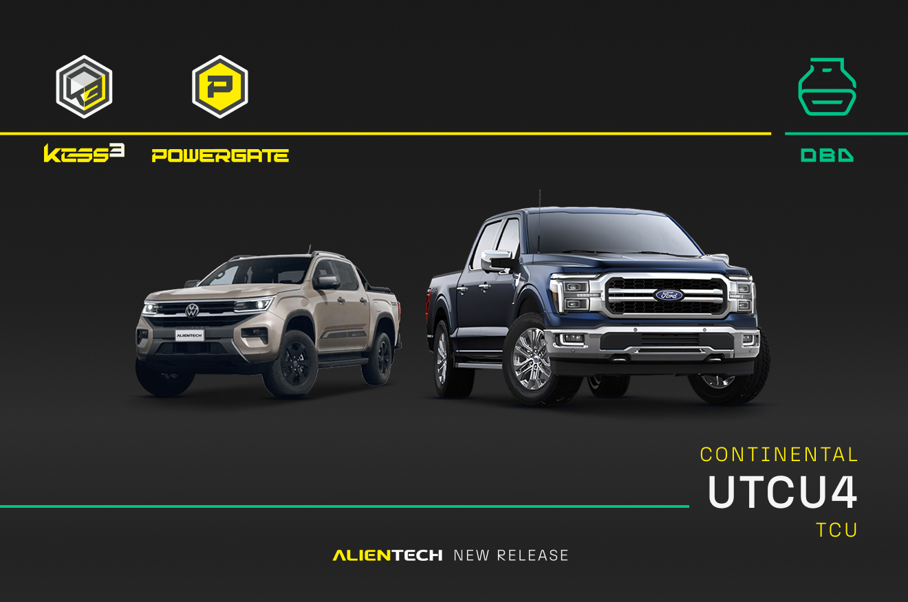 New OBD protocol for Continental UTCU4 TCU – Ford, Lincoln and Volkswagen on our KESS3 support radar